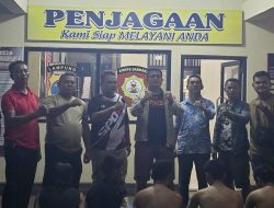 Tangkasnya ‘ Team Tekab 308 polres Lampung Timur dan gabungan Tekab 308 Polsek Mataram Baru